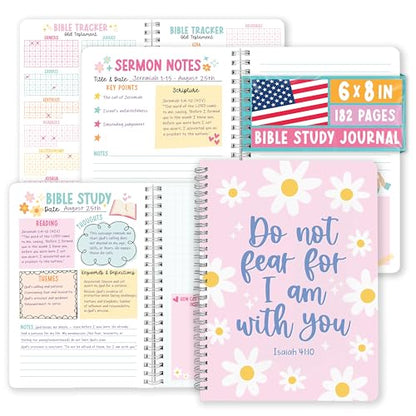 Guided Bible Study Journal for Women - Bible Journal for Women - color: Pink Pastel