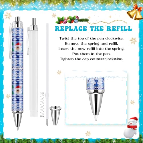 Sayglossy 36 Pcs Christmas Ballpoint Pens Bulk, Holiday Ugly Sweater Novelty Retractable Pens for Classroom Rewards, Office Supplies, Xmas Party Favor, Stocking Stuffer, Teacher Coworker Gift - style: Ugly Sweater