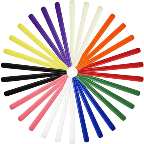 30 Pcs 10 Inch Dripless Taper Candles, Unscented Colorful Long Candles Sticks for Holiday Celebration Display, Home Decor, Dinner, Festival, and Party Decoration. - color: Multicolored-30