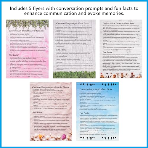 Assistex Matching Game Activity Board - Dementia Activities for Seniors - Memory Games for Adults with Alzheimers - Memory Loss and Alzheimers Activities - Matching Card Memory Games for Seniors - style: Nature Edition