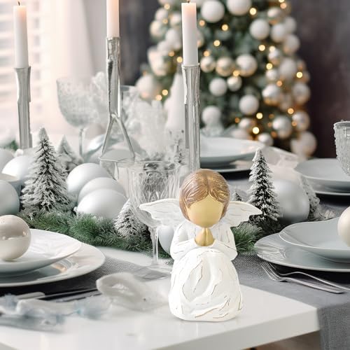 JINGIHE Praying Hands Angel Figurine, Baptism Gifts for Teen Girl