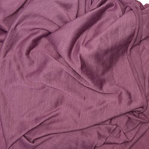 Hadley Wren Women's Classic Solid Soft Lightweight Everyday Infinity Scarf - color: Plum