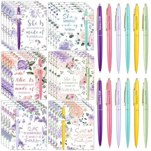 Colarr 24 Set Woman of Faith Gifts Set Christian Gifts Bulk for Church