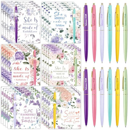 Colarr 24 Set Woman of Faith Gifts Set Christian Gifts Bulk for Church
