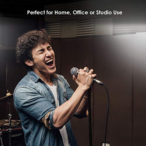 Pyle microphone stand - universal mic stand with compact heavy base, floor standing design, height adjustable, pivot angle clip for singing & recording (2.8' - 5' ft., 9.8" diameter) - size: 1 Pack