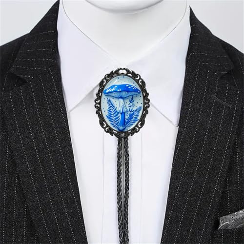 GelConnie Gothic Bolo Tie for Men Women 3D Art Western Cowboy Necktie - color: Jellyfish Bolo Tie