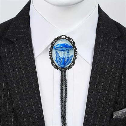 GelConnie Gothic Bolo Tie for Men Women 3D Art Western Cowboy Necktie - color: Jellyfish Bolo Tie