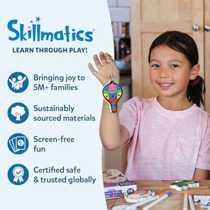 Skillmatics Poke-in Art – Animal Masks, Wood Craft Kit, Gift for Kids - style: 9. Animal Masks