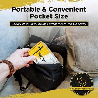 Agape Scripture Memory Cards 100 KJV Bible Verse Flashcards, Adults & Kids, Perfect for Bible Study, Memorization, and Christian Education, Pocket-Sized, Durable, Faith Gift, King James Version - style: KJV