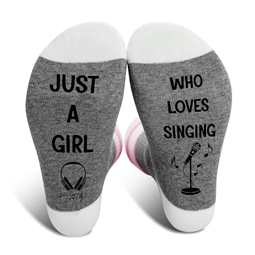 Funny Socks For Girls - color: Singing