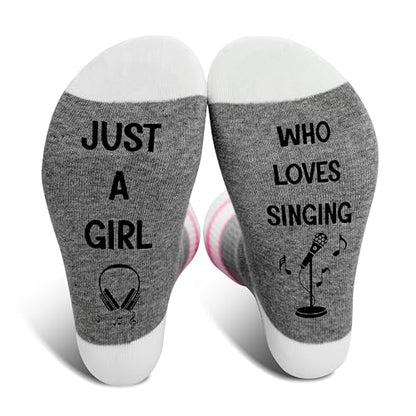 Funny Socks For Girls - color: Singing
