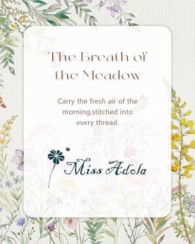 Miss Adola Canvas Tote Bag with Zipper for Women - color: Fresh Flowers