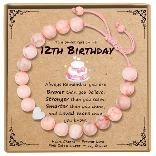 Sereney Birthday Gifts for Girls, 1-16 Year Old Girl Birthday Bracelet Gift - style: 12th Bday