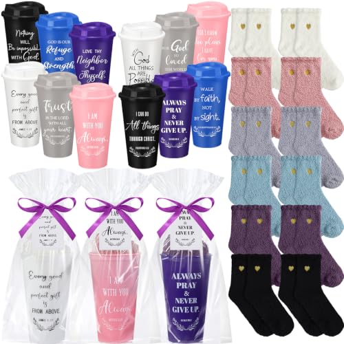 Hushee 12 Sets Christian Gifts Bulk for Women - color: Multicolor