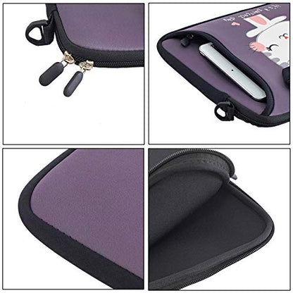 RICHEN 11 11.6 12 12.5 13 inches Case Laptop/Chromebook/Notebook PC Tablet Travel Case Neoprene Handle Sleeve with Shoulder (11-13.3 inch, Cute Cat) - color: Cute Cat, size: 11-13.3 inch