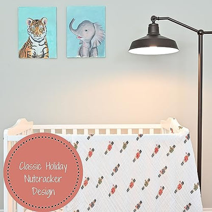 LollyBanks Muslin Swaddle Blankets, 100% Organic Cotton Receiving Blanket - color: What's Cracking