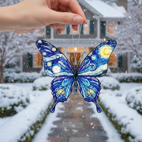 Christmas Women Gifts 2026- Butterfly Gifts for Women – Butterfly Suncatcher Inspirational Spiritual Gifts for Women 2026, Christian Gift Religious Gift Women Birthday Gifts, Valentines, Mothers Day - color: Butterfly 5