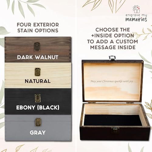 Personalized Graduation Keepsake Box, High School & College Grad Gift - style: 4. Graduation Designs