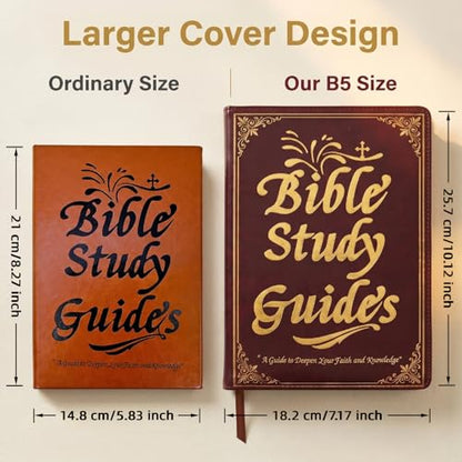 66-Page Bible Study Guide for Women, 6.9 x 9.8 In Devotional Journal