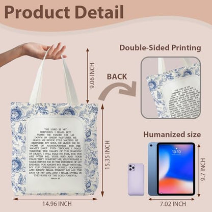 kunlisa Christian Tote Bag for Women, Christian Gifts for Women Faith Canvas Tote Bag - color: You Make This Classroom Brighter