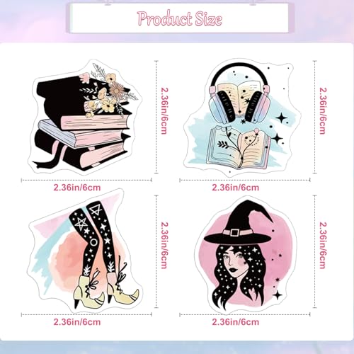 100Pcs Witchy Stickers Mystical Celestial Boho Aesthetic Decals - color: 100pcs Witch 120