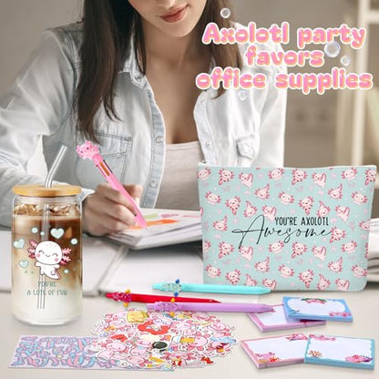 Watersay 64 Pcs Axolotl Gifts for Women Men Cute Axolotl Birthday Gifts - style: Axolotl