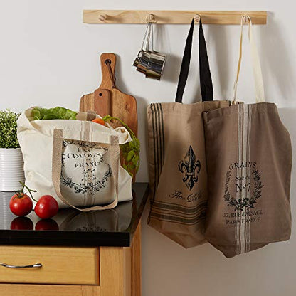 DII Printed Shopping Canvas Bags,