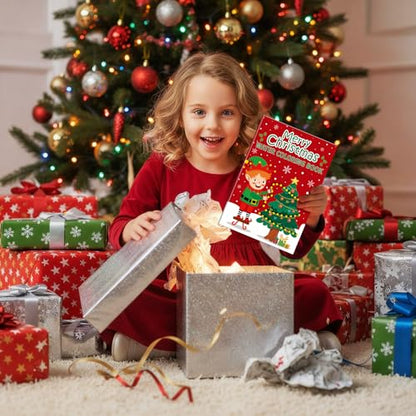 Kosiz 24 Pack Christmas Coloring Books with Brushes, Xmas Party Favors - style: Christmas Coloring