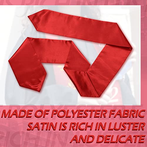 Geyoga 24 Pcs Graduation Stole Bulk Sublimation Blank 70 in - color: Red