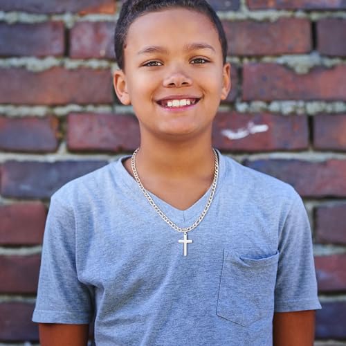 IEFLIFE Gifts for Son Men - Gifts for Son Grandson Boy Cross Necklaces - color: Grandson