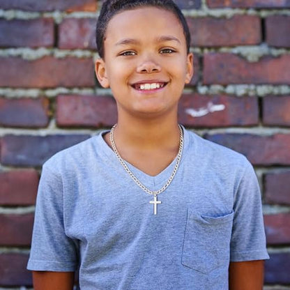 IEFLIFE Gifts for Son Men - Gifts for Son Grandson Boy Cross Necklaces - color: Grandson