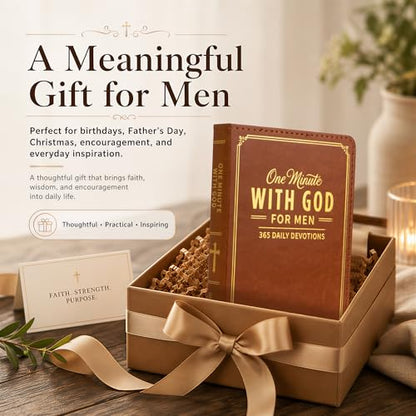One Minute with God for Men 365-Day Daily Devotional