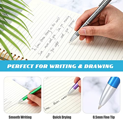Zonon 10 Pcs Bible Verse Pens, Inspirational Christian Scripture Ballpoint Pens, Smooth Writing, Black Ink, No Bleed Through, Religious Motivational Gifts for Women Men Church Journaling Christians