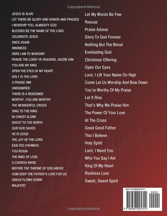 54 Hits Praise and Worship Songbook: Favorite Songs For Easy Piano