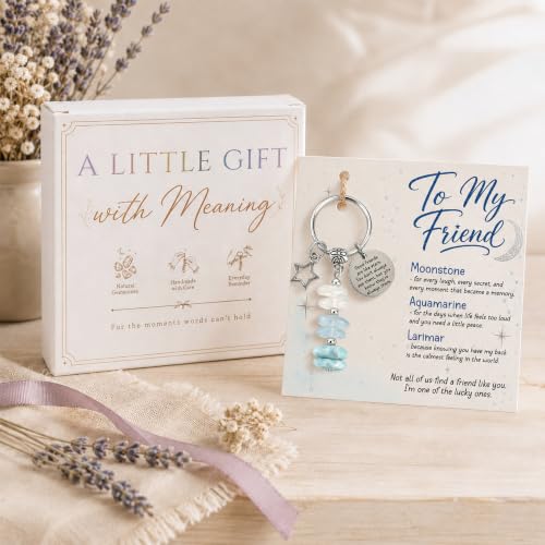 Crystal Keychain Gifts For Women, Friend, Coworker, Daughter, Mom, Faith - color: To My Friend