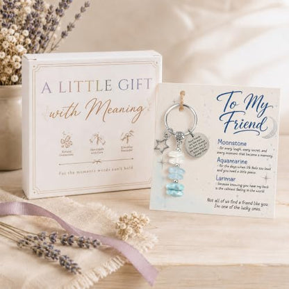 Crystal Keychain Gifts For Women, Friend, Coworker, Daughter, Mom, Faith - color: To My Friend