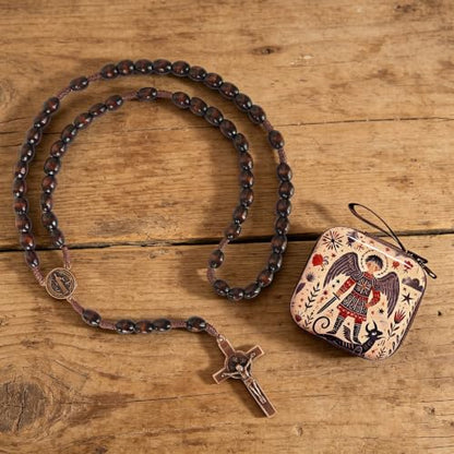Catholic Rosary Beads, Rosarios Cross Pendant Decorative Prayer Box - color: Style-3
