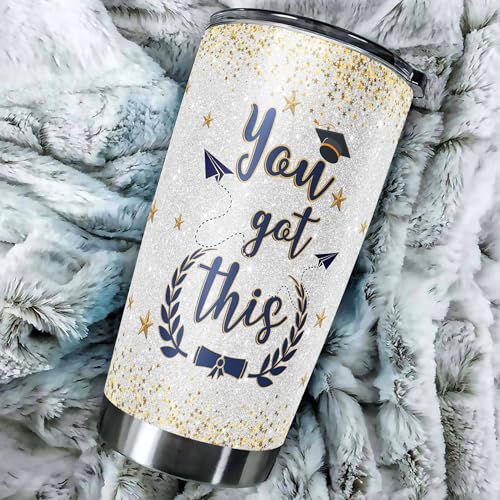 Personalized Graduation Tumbler Class of 2026, Stainless Steel Insulated Travel Coffee Mug with Lid 20 Oz 30 Oz Custom Senior Cup, Gifts for Him Her Women Men Friends - color: Graduation 501
