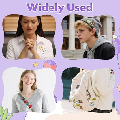 Cute Pins Bulk, Funny Lapel Badge Pins Rubber Brooch Pins for Backpacks, Hats, Bags - style: Jesus-20PCS