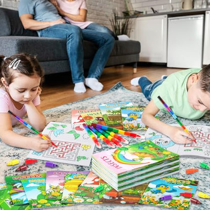 BenLouis 24 Pcs Insects Mini Coloring Books for Kids Party Favors - style: Insects