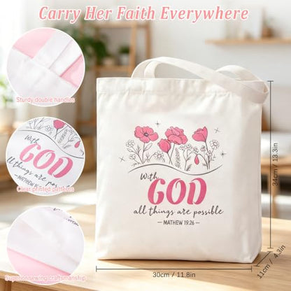 Christian Gifts For Women, 9Pcs Inspirational Religious Birthday Gift Set - color: White-Christian