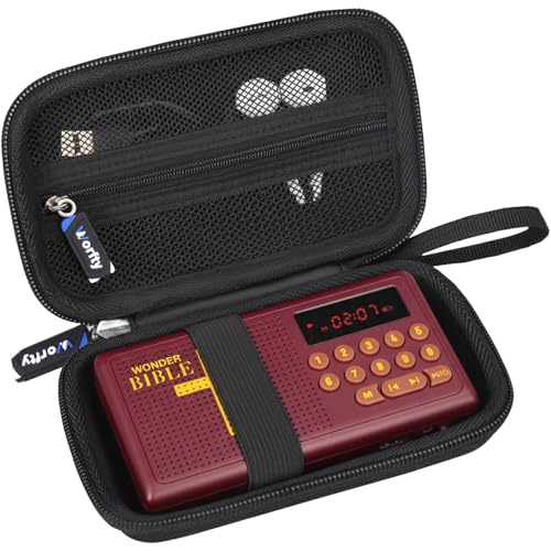 Case for Wonder Bible KJV/NIV, Carry Bag Compatible with Wonder Bible/Daily Meditation Audio Bible Player (Box Only) - color: Black