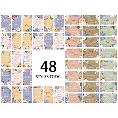 Yaomiao 240 Pcs Scripture Cards with Bible Verses for Women, Bible