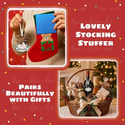 First Christmas Married Ornament 2026 - Wedding Mr and Mrs Ornaments 2026 - color: Married