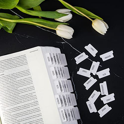 DiverseBee Laminated Bible Tabs for Women and Men (Magnolia) - color: Magnolia