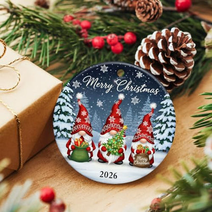 ZAGKOO Gnome Christmas Ornaments 2026 - Gnomes Gifts for Women - color: Gnome