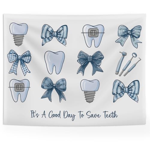 SAFDSGFDB Dentist Dental Office Decor Tapestry Wall Hanging 50x60 - color: Dental