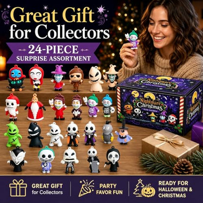 Nightmare Figures, Halloween and Christmas Decorations Doll - color: Black Nightmare