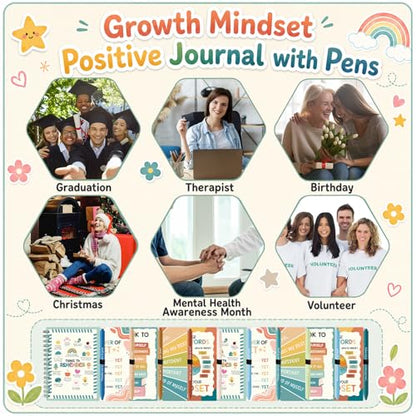 Thenshop 40 Pcs Mental Health Awareness Wellness Gifts, Growth Mindset - style: Growth Mindset