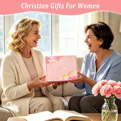 Christian Gifts For Women, 9Pcs Inspirational Religious Birthday Gift Set - color: White-Christian